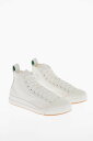 ボッテガ ヴェネタ BOTTEGA VENETA スニーカー レディース Sneakers CANVAS VULCAN HIGH-TOP SNEAKERS WITH RUBBERIZED TOE 755654 V2R10 9122 関税 送料無料 ラッピング無料 2020AW dk