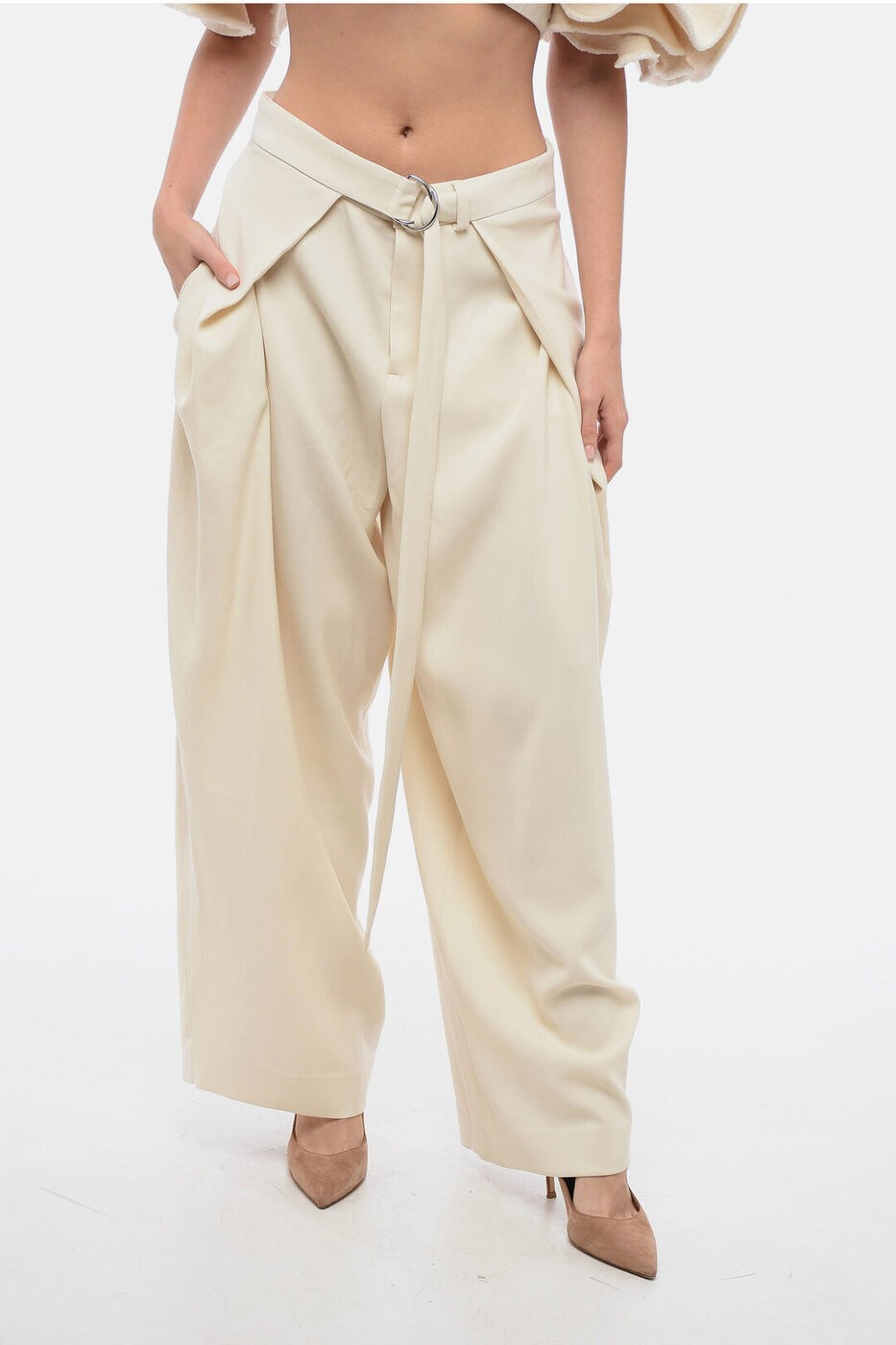 【送料&関税込】Ami Alexandre Mattiussi Skin Pink Satin Pant 数量限定・在庫限り・早い者勝ち!】 アミアレクサンドルマ