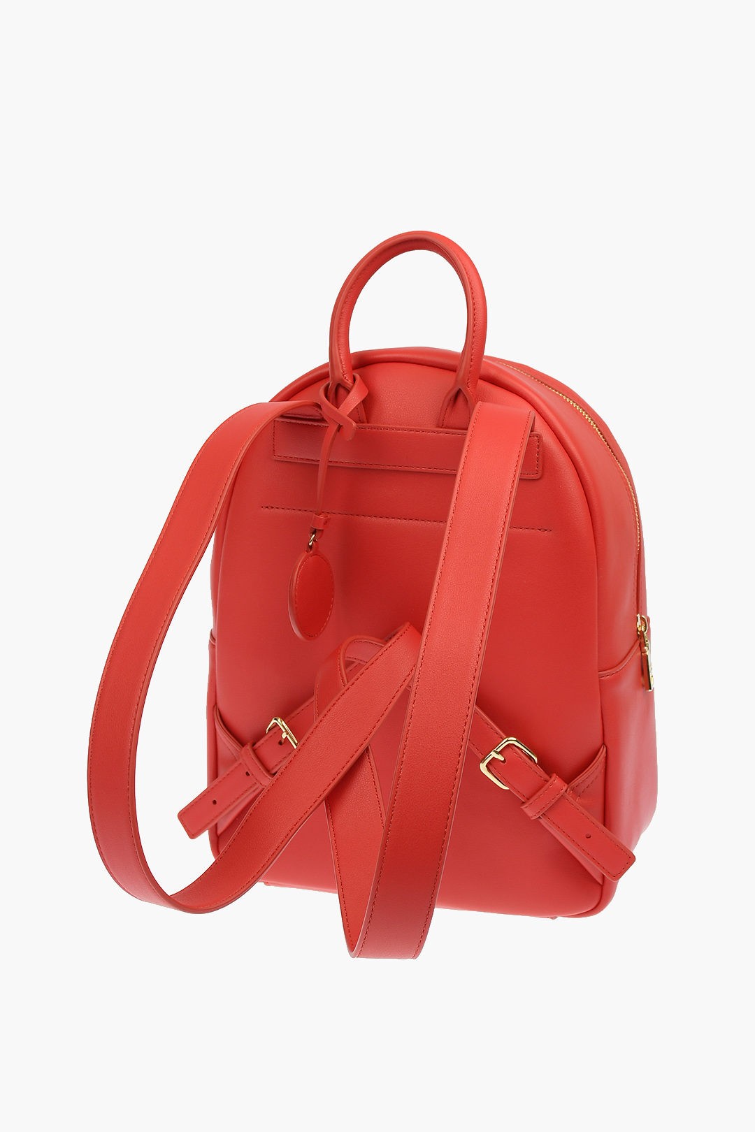 MOSCHINO モスキーノ Red バックパック JC4109PP1CLJ050A レディース LOVE FAUX LEATHER GOLD METAL LOGO BACKPACK 【関税・送料無料】【ラッピング無料】 dk