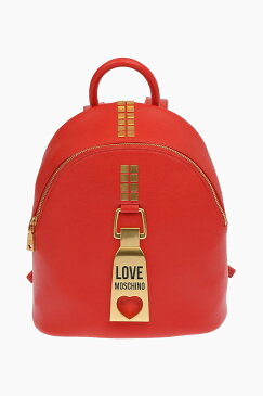 MOSCHINO モスキーノ Red バックパック JC4087PP1CLN0500 レディース LOVE FAUX LEATHER OVERSIZE ZIP BACKPACK 【関税・送料無料】【ラッピング無料】 dk