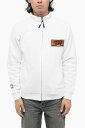 APRES SURF スウェットシャツ トレーナー メンズ Sweatshirts FLEECED-COTTON MAXI SWEATSHIRT WITH ZIP CLOSURE ELEN837WHITE 関税 送料無料 ラッピング無料 2020AW dk