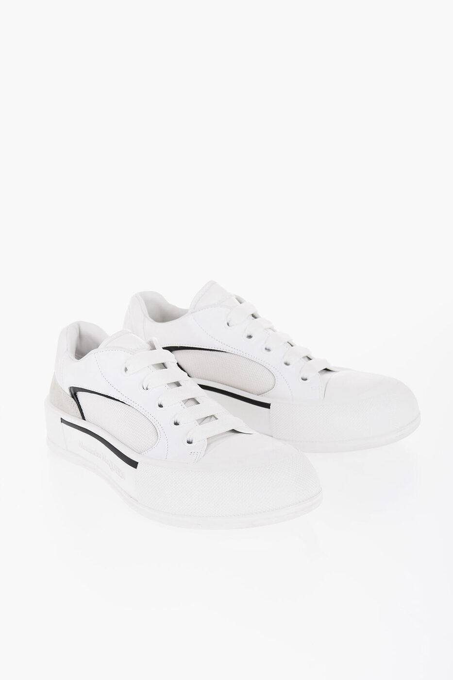 쥭 ޥå ALEXANDER MCQUEEN ˡ  Sneakers SOLID COLOR LEATHE...