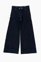 ディオール DIOR レギュラーフィットジーンズ デニム ガールズ Regular fit jeans CUFFED HEM PALAZZO JEANS 4SBM12PANB533 関税 送料無料 ラッピング無料 2020SS dk