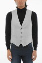 コルネリアーニ CORNELIANI フォーマル スーツ メンズ Formal Outfits CC COLLECTION WOOL BLEND WAISTCOAT WITH CONTRASTING BUTTONS 85CZ72 8107100 023 関税 送料無料 ラッピング無料 2020AW dk