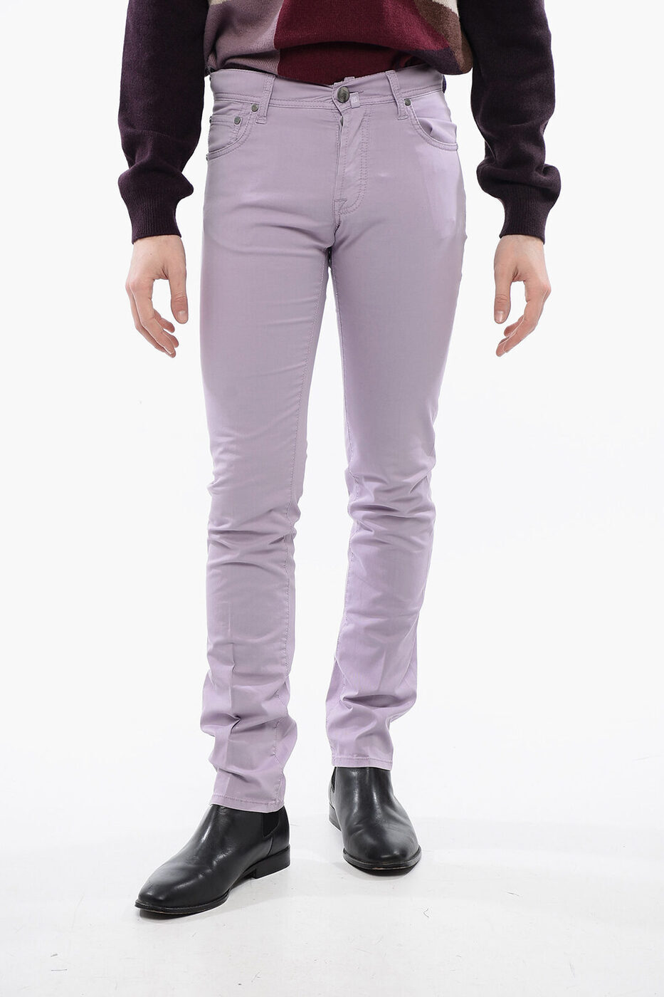 ͥꥢ CORNELIANI ܥ ѥ  Trousers ID 5-POCKETED STRETCH COTTON P...