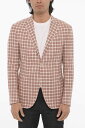 コルネリアーニ CORNELIANI フォーマル スーツ メンズ Formal Outfits CHECKED LINEN BLEND LIGHT 2-BUTTON BLAZER 79XY74 7116296 044 関税 送料無料 ラッピング無料 2020AW dk