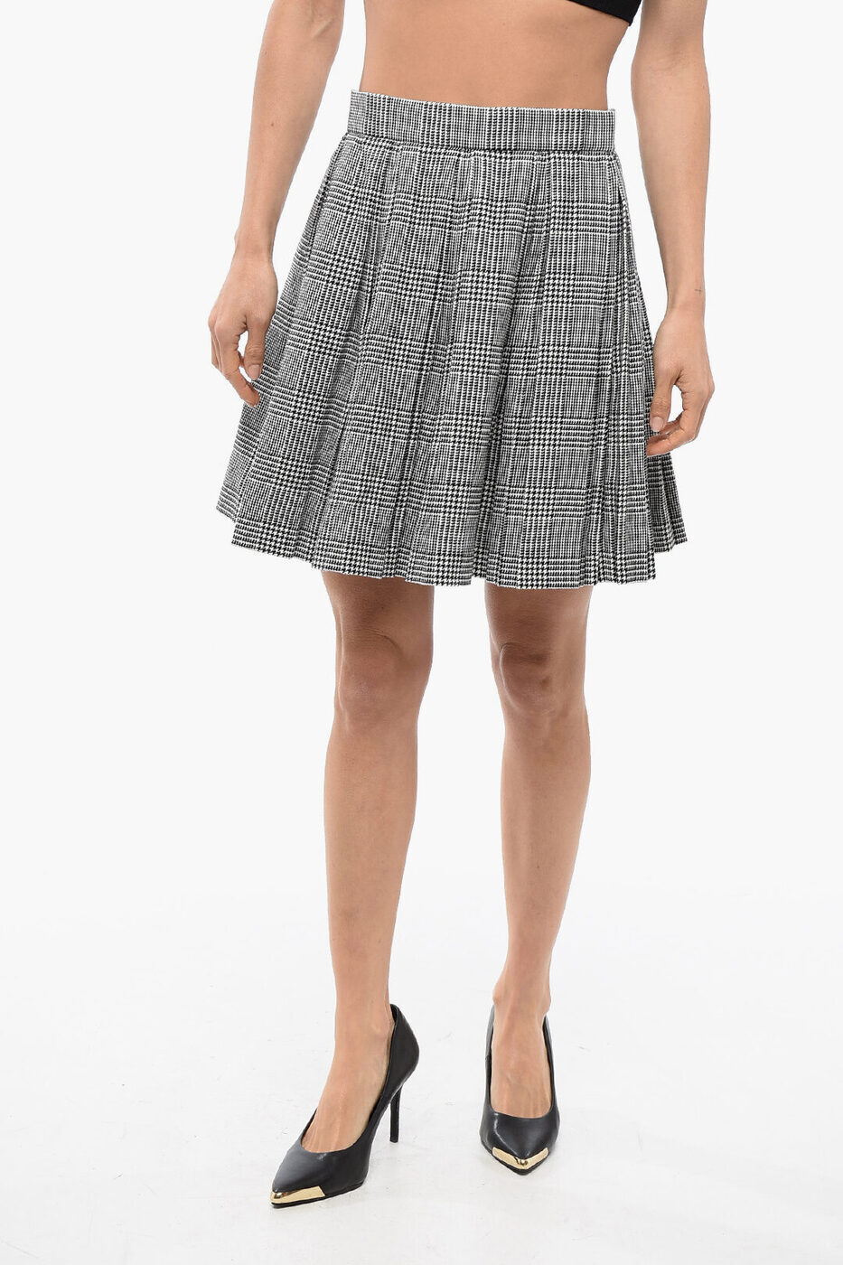 ݥȺ4!! Хޥ BALMAIN  ǥ Skirts VIRGIN WOOL BLEND PLEATE...