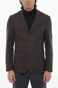 コルネリアーニ CORNELIANI フォーマル スーツ メンズ Formal Outfits CC COLLECTION DISTRICT CHECK WOOL BLEND BLAZER 746NNNH4920606 001_BURGUNDY 関税 送料無料 ラッピング無料 2020AW dk