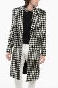 【三連休限定1000円OFF】 バルマン BALMAIN トレンチ コート メンズ Coats and Trench HOUNDSTOOTH PATTERNED TWEED COAT WITH VELOUR BUTTONS YU1UB045WB42 GJX 関税 送料無料 ラッピング無料 2020SS dk