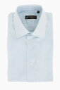 【本日ポイント4倍!!】 コルネリアーニ CORNELIANI シャツ メンズ Shirts SHORT-SLEEVED LINEN AND COTTON SHIRT WITH STANDARD COLLAR 73I108 4111356 008 関税 送料無料 ラッピング無料 2020AW dk