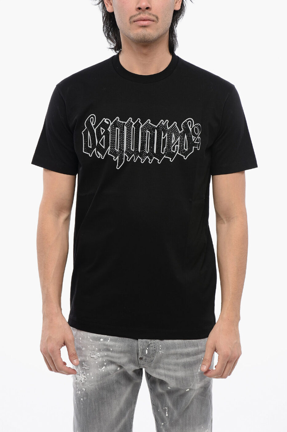 ǥ DSQUARED2 T ȥåץ  T-shirts and tops COTTON D2 GOTHIC L...