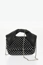 【三連休限定1000円OFF】 ジェイ ダブリュー アンダーソン J.W. ANDERSON バッグ レディース Business bags LEATHER NANO TWISTER MINI BAG EMBELLISHED WITH RHINESTONES HB0501 LA0225 999 BLACK 関税 送料無料 ラッピング無料 2020SS dk