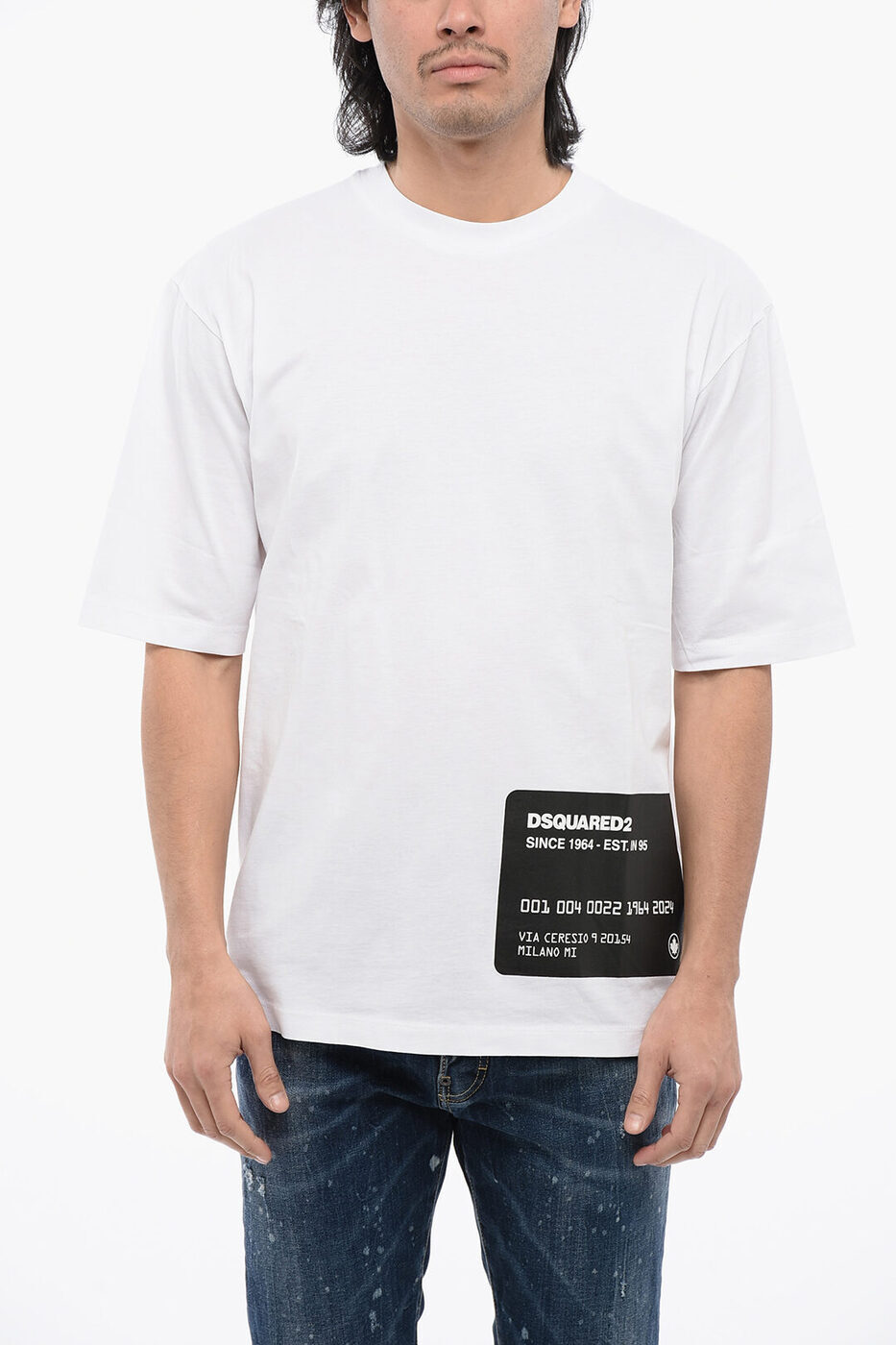 ǥ DSQUARED2 T ȥåץ  T-shirts and tops COTTON CARD LOOSE ...