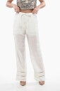 オールセインツ ALLSAINTS ズボン パンツ レディース Trousers HIGH-WAISTED LINEN JADE PANTS JADE W028TA ECRU WHITE 関税 送料無料 ラッピング無料 2020SS dk