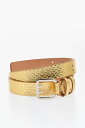 【最大10,000円OFFクーポン!!】 ディースクエアード DSQUARED2 ベルト レディース Belts SNAKE EFFECT METALLIC LEATHER BELT 25MM S83BEW0003 SJ31700001SS18 M1031 関税 送料無料 ラッピング無料 2020SS dk