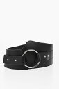 【最大10,000円OFFクーポン!!】 ヴェルサーチ VERSACE ベルト レディース Belts LEATHER MAXI BELT 80MM 1011514 1A06397 1B00P 関税 送料無料 ラッピング無料 2020SS dk