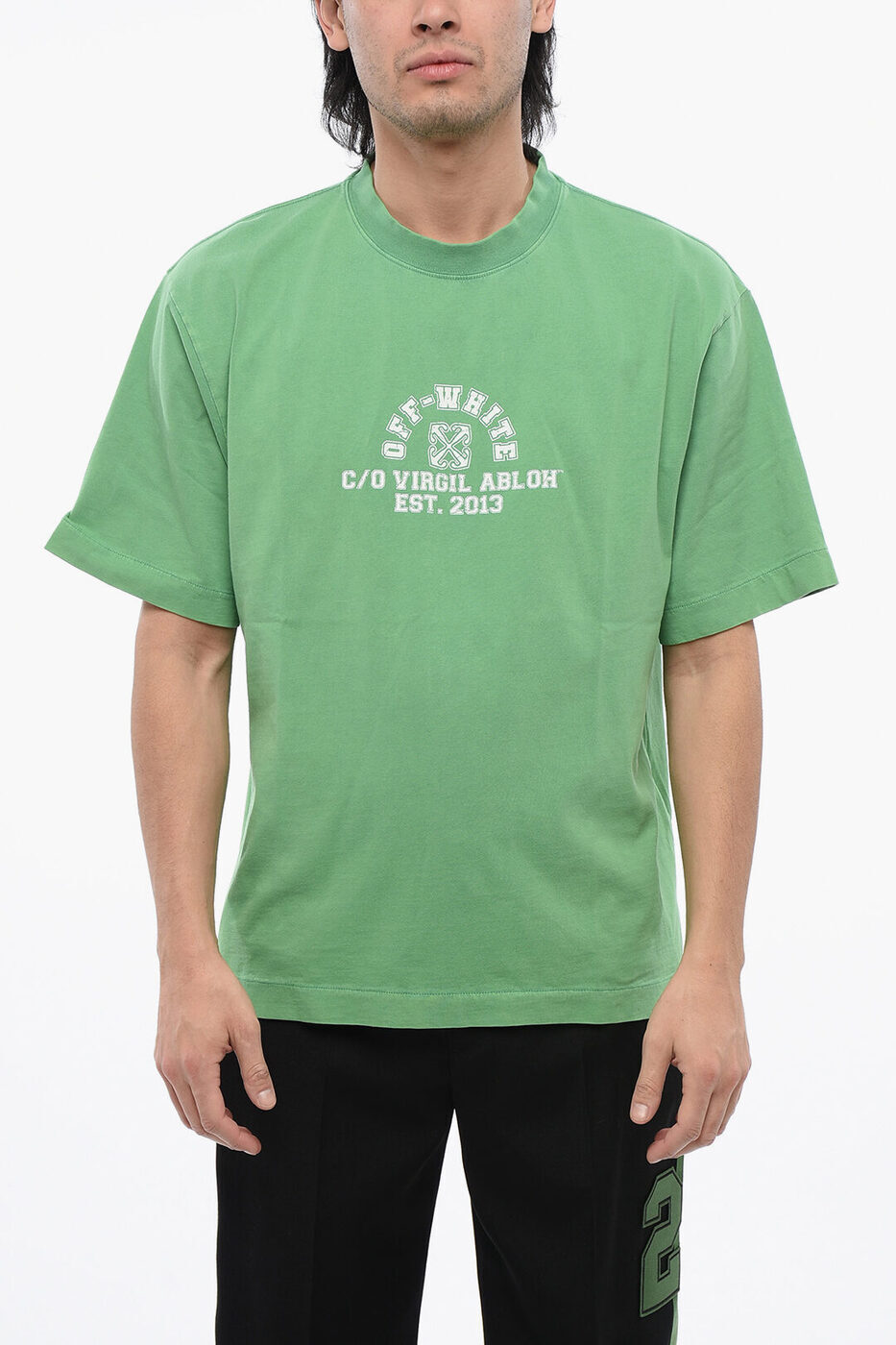 Tシャツ・カットソー OFF WHITE Men T Shirts OMAA120S24JER0095501 Green 楽天市場】off-white オフホワイト(サイズ(S/M/L)3L)(T