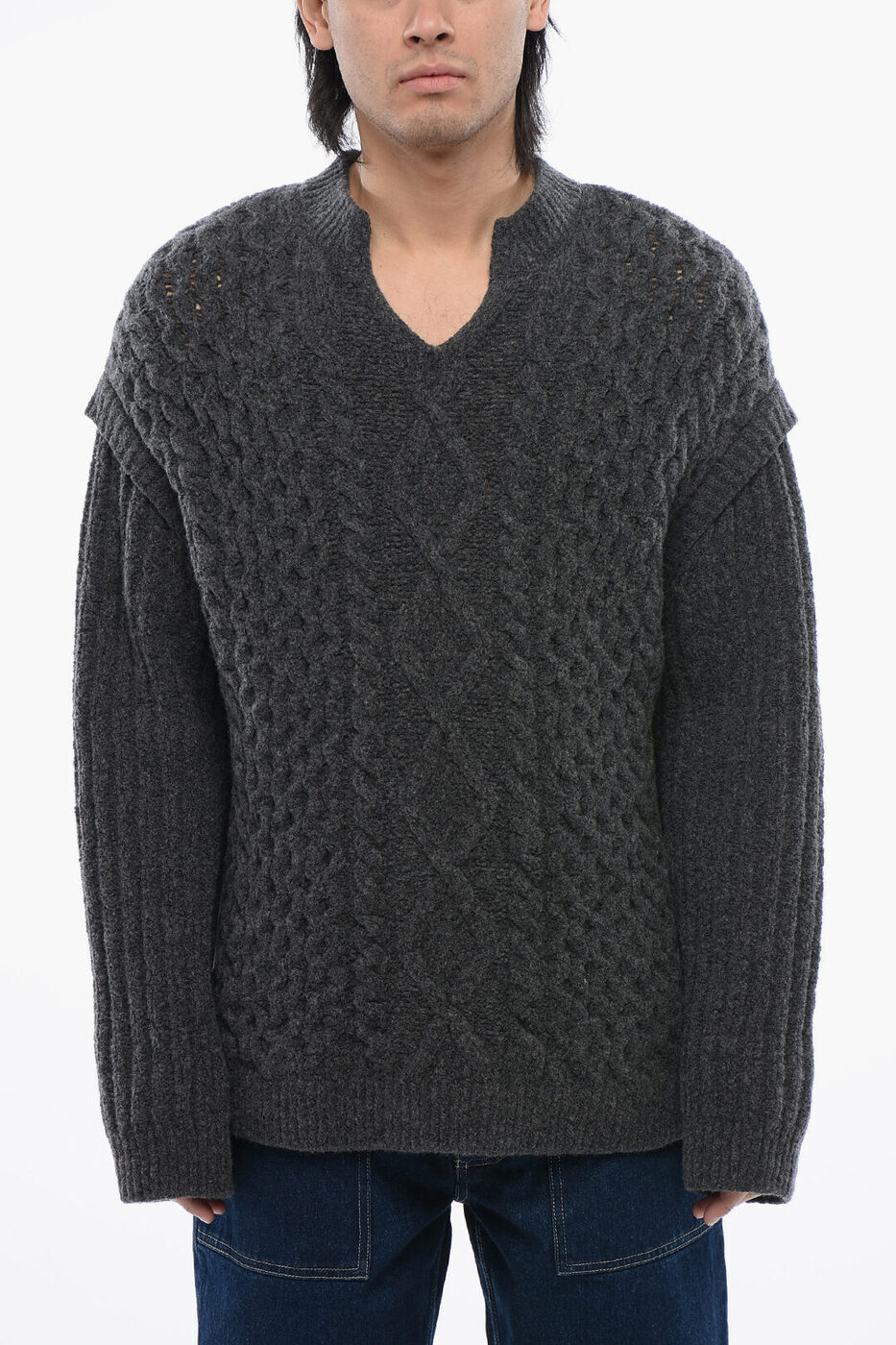 ʥ̡奫 NANUSHKA  ˥åȥ  Knitwear OVRSIZED MERINOS WOOL CELSO C...