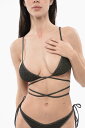 パーム エンジェルス PALM ANGELS 水着 スイムウェア レディース Swimwear LUREX BIKINI TRIANGLE WITH CRISS-CROSS LACE-UP PWFH011S24 FAB001 1076 関税 送料無料 ラッピング無料 2020SS dk