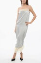 【1000円OFFクーポン配布中!!】 オフホワイト OFF WHITE ワンピース ドレス レディース Dresses SATIN UPSIDE DOWN DRESS WITH CHIFFON FLOUNCES OWDB517S24FAB0014001 関税 送料無料 ラッピング無料 2020SS dk