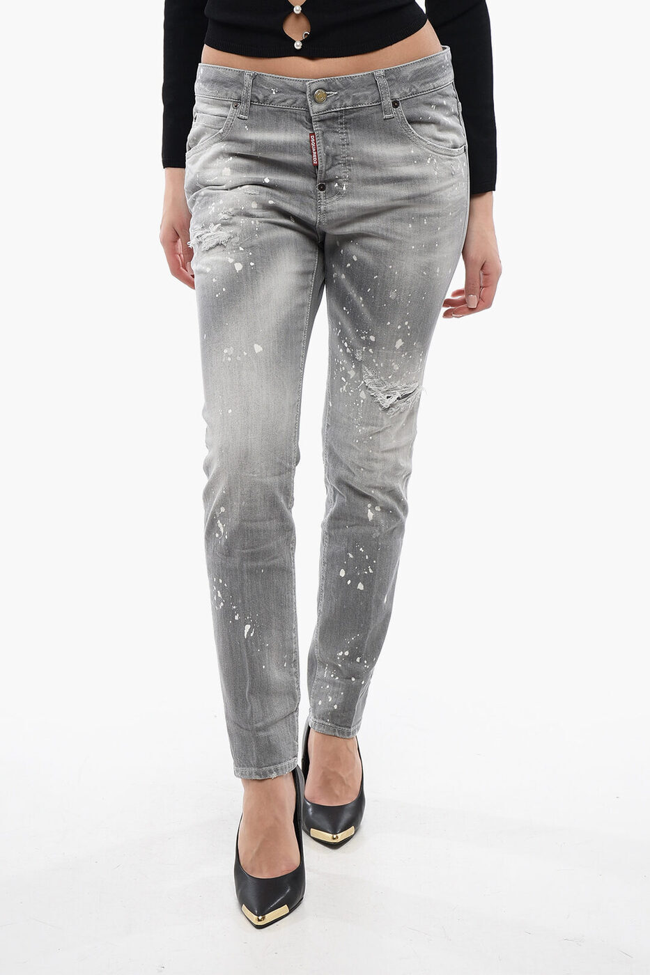 ǥ DSQUARED2 ǥ˥ ǥ Jeans DISTRESSED DENIM COOL GIRL FIT DEN...