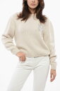パーム エンジェルス PALM ANGELS セーター ニットウェア レディース Knitwear WOOL BLEND CREWNECK SWEATER WITH STUDDED LOGO PWHE061R24KNI001 0372 関税 送料無料 ラッピング無料 2020SS dk