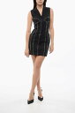 【1000円OFFクーポン配布中!!】 オフホワイト OFF WHITE ワンピース ドレス レディース Dresses RHINESTONED SLEEVELESS BLAZER DRESS OWDK005S24FAB0031000 関税 送料無料 ラッピング無料 2020SS dk