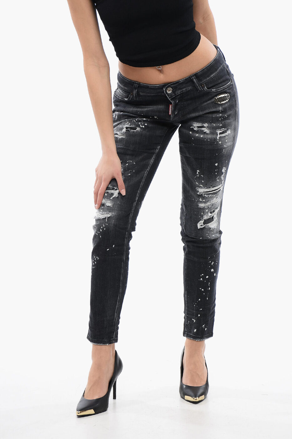 ǥ DSQUARED2 ǥ˥ ǥ Jeans DISTRESSED JENNIFER FIT DENIMS 14C...