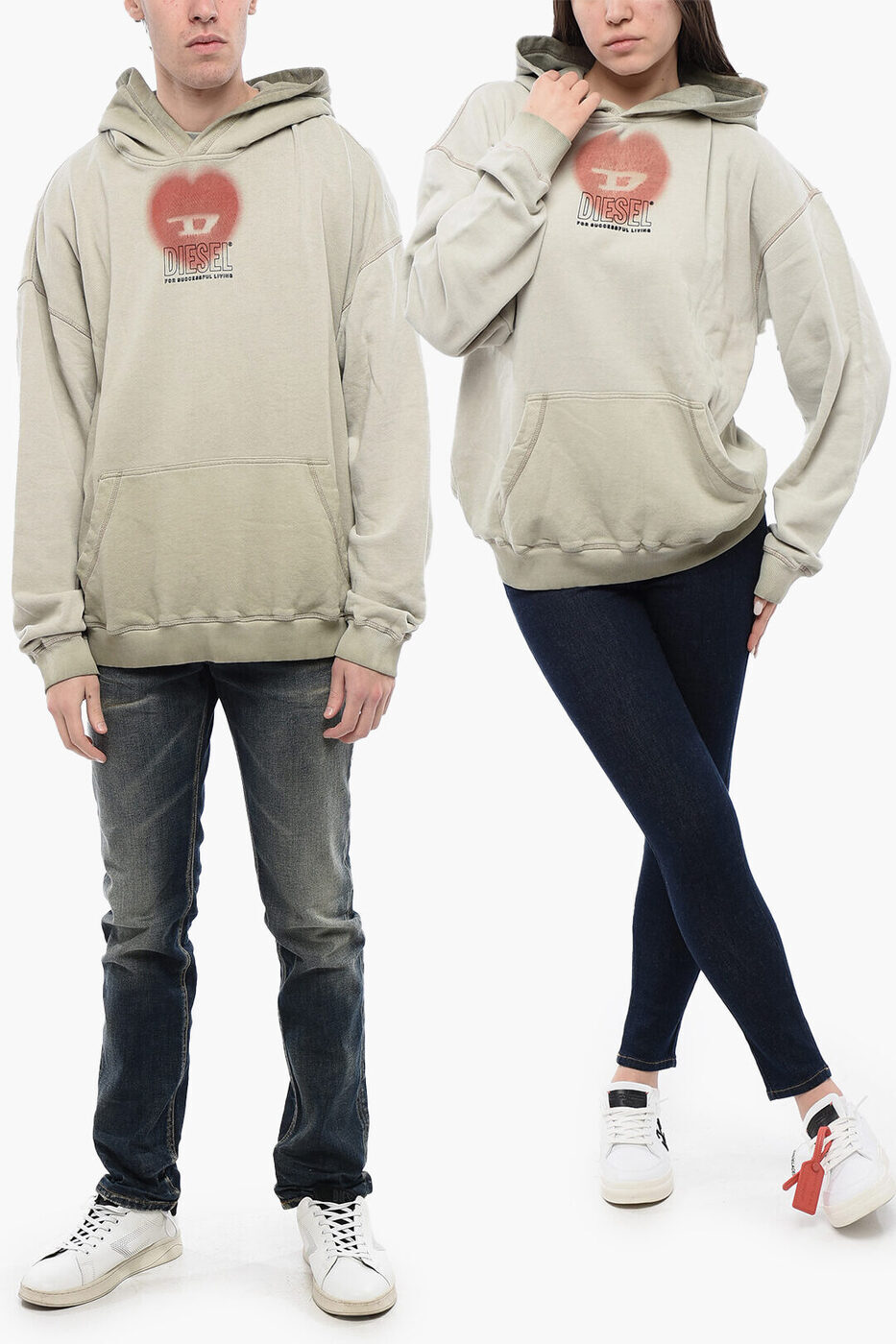 ݥȺ4!! ǥ DIESEL åȥ ȥ졼ʡ  Sweatshirts RED TAG UNI...