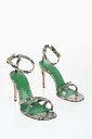 ヴィクトリアベッカム VICTORIA BECKHAM ハイヒール パンプス レディース High heels SNAKE EFFECT LEATHER ANKLE-STRAP SANDALS HEEL 9CM BE40011A 17141 800 関税 送料無料 ラッピング無料 2020SS dk