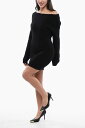 【1000円OFFクーポン配布中!!】 ディースクエアード DSQUARED2 ワンピース ドレス レディース Dresses ALPACA BLEND OFF-SHOULDER DRESS S72CV0439 S18355 900 関税 送料無料 ラッピング無料 2020SS dk