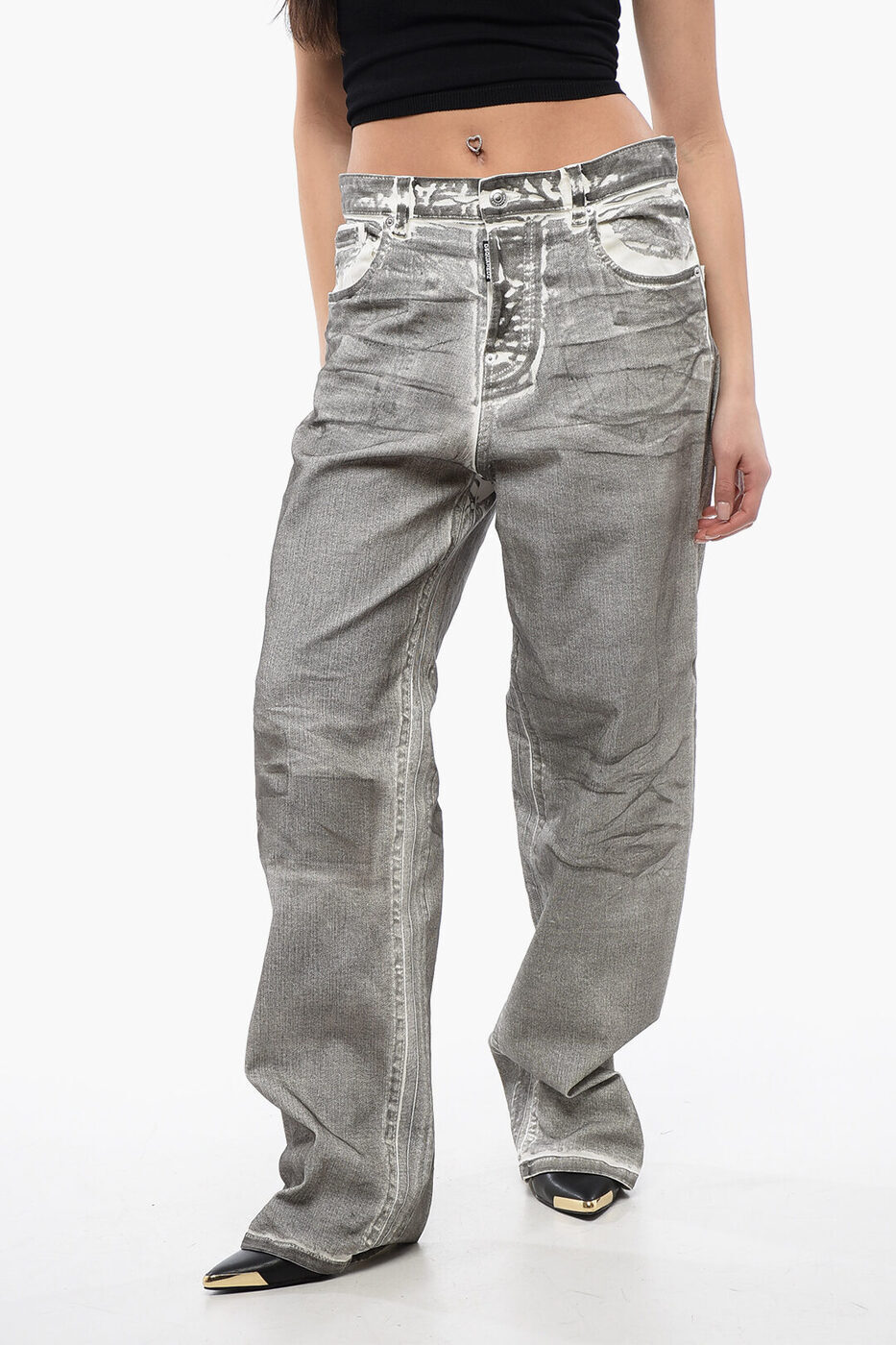 ǥ DSQUARED2 ǥ˥ ǥ Jeans COATED COTTON EROS FIT DENIMS 23CM...