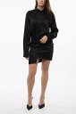 【1000円OFFクーポン配布中!!】 オフホワイト OFF WHITE ワンピース ドレス レディース Dresses SATIN TWIST WRAP SHIRT DRESS OWDB415S24FAB0011010 関税 送料無料 ラッピング無料 2020SS dk