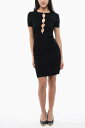 【1000円OFFクーポン配布中!!】 ディースクエアード DSQUARED2 ワンピース ドレス レディース Dresses KNITTED CUT-OUT DRESS WITH PEARLS S75CV0748 S18435 900 関税 送料無料 ラッピング無料 2020SS dk
