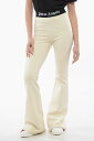 【本日ポイント4倍!!】 パーム エンジェルス PALM ANGELS ズボン パンツ レディース Trousers FLARED FIT LOGO TAPE SWEATPANTS WITH ELASTIC WAISTBAND PWCH017S24 FLE001 0310 関税 送料無料 ラッピング無料 2020SS dk