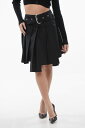 【1000円OFFクーポン配布中!】 オフホワイト OFF WHITE スカート レディース Skirts PLEATED ASYM MINI SKIRT WITH MAXI BUCKLE OWCC179S24FAB0021000 関税 送料無料 ラッピング無料 2020SS dk