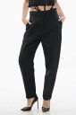 ディオール CHRISTIAN DIOR ズボン パンツ レディース Trousers WOOL BLEND CIGARETTE PANTS WITH PLEATS 221P37A1166 9000 関税 送料無料 ラッピング無料 2020SS dk