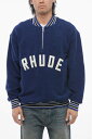 ルード RHUDE スウェットシャツ トレーナー メンズ Sweatshirts TERRY-COTTON VARSITY SWEATSHIRT WITH HALF ZIP RHPS24JA12 150137 2137 関税 送料無料 ラッピング無料 2020SS dk