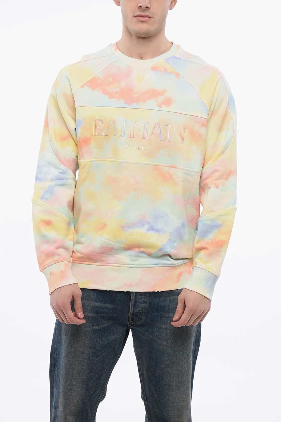 Хޥ BALMAIN åȥ ȥ졼ʡ  Sweatshirts LOGOED SWEATSHIRT WITH DIS...