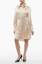 【1000円OFFクーポン配布中!!】 メゾン マルジェラ MAISON MARGIELA ワンピース ドレス レディース Dresses MM6 SLIM FIT SATIN SHIRT DRESS S52CT0768 S76459 102 関税 送料無料 ラッピング無料 2020SS dk