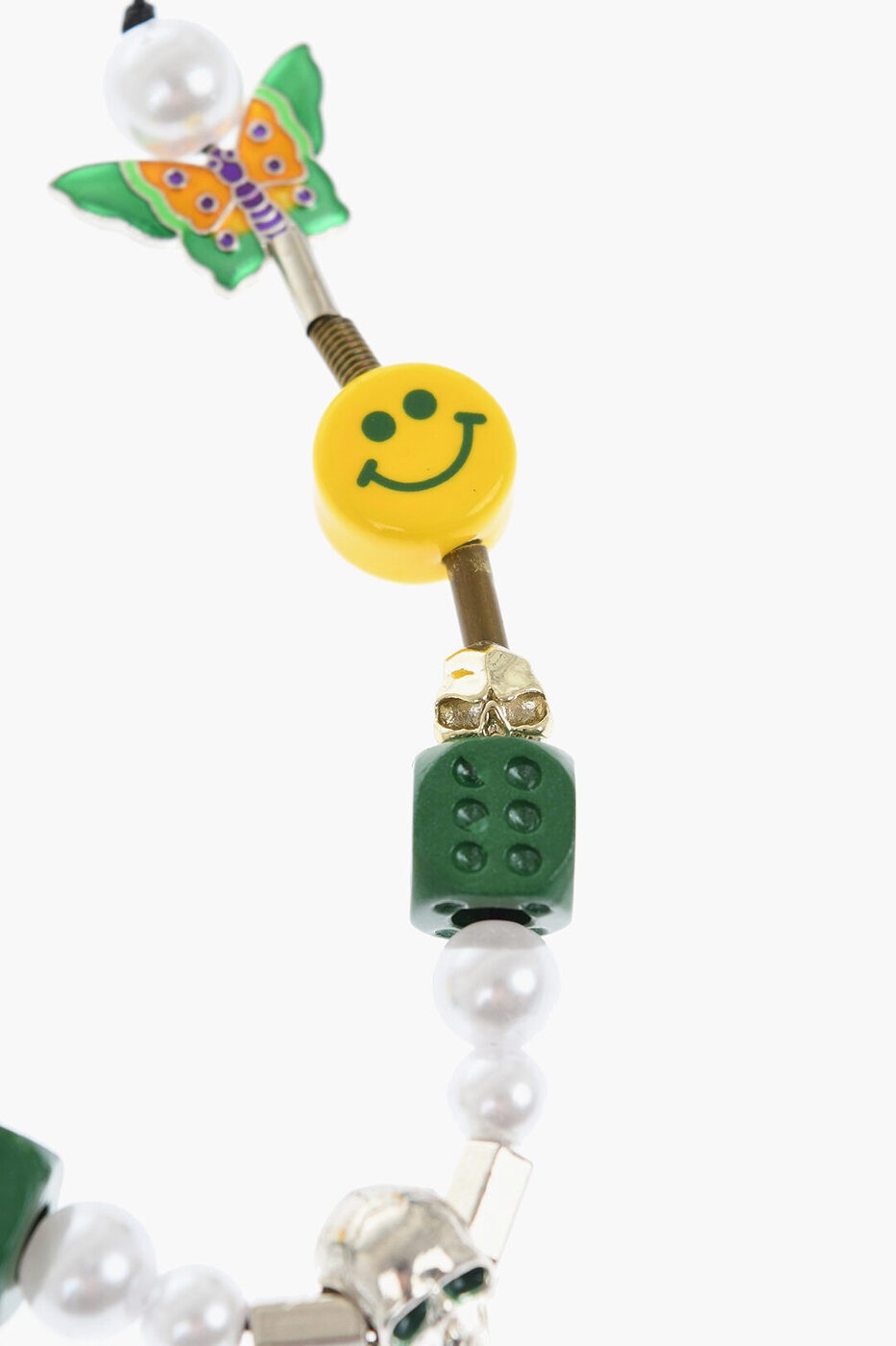 サルーテ SALUTE ジュエリー メンズ Jewelry EVAE+ MOB ADJUSTABLE NECKLACE EMBELLISHED WITH BEADS AND CHA EVAENECKLACEPVC YG 関税 送料無料 ラッピング無料 2020SS dk
