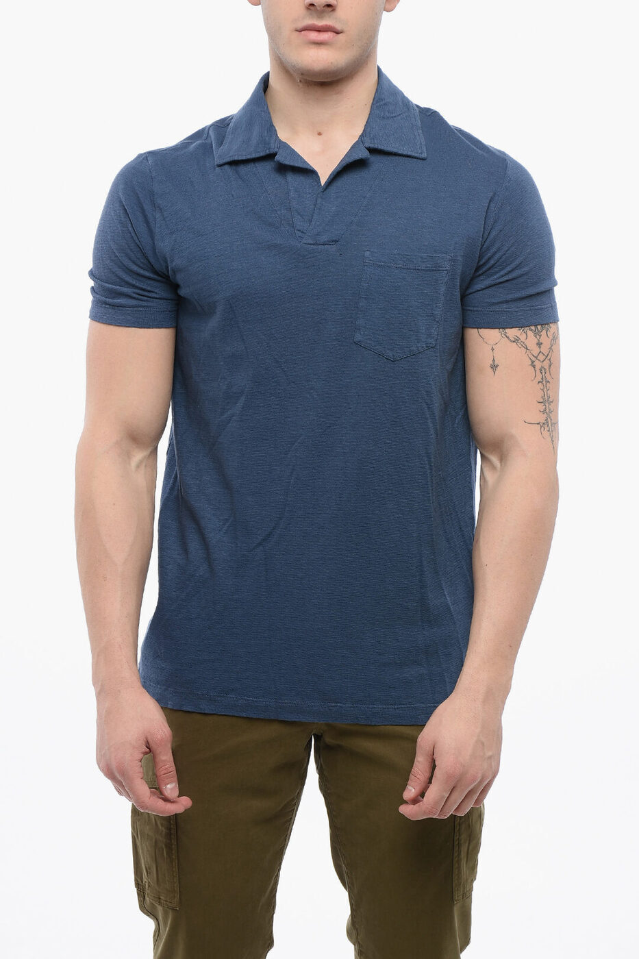 アルテア ALTEA Tシャツ トップス メンズ T-shirts and tops LINEN B