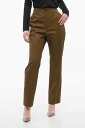 イヴ サンローラン SAINT LAURENT PARIS ズボン パンツ レディース Trousers STRAIGHT PANTS WITH PLEATS 786680Y3A992028 関税 送料無料 ラッピング無料 2020SS dk