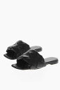 ボッテガ ヴェネタ BOTTEGA VENETA フラットシューズ フラットシューズ レディース Flat Shoes WOVEN LEATHER LIDO SLIDERS 608853 VBSS0 1000 関税 送料無料 ラッピング無料 2020SS dk