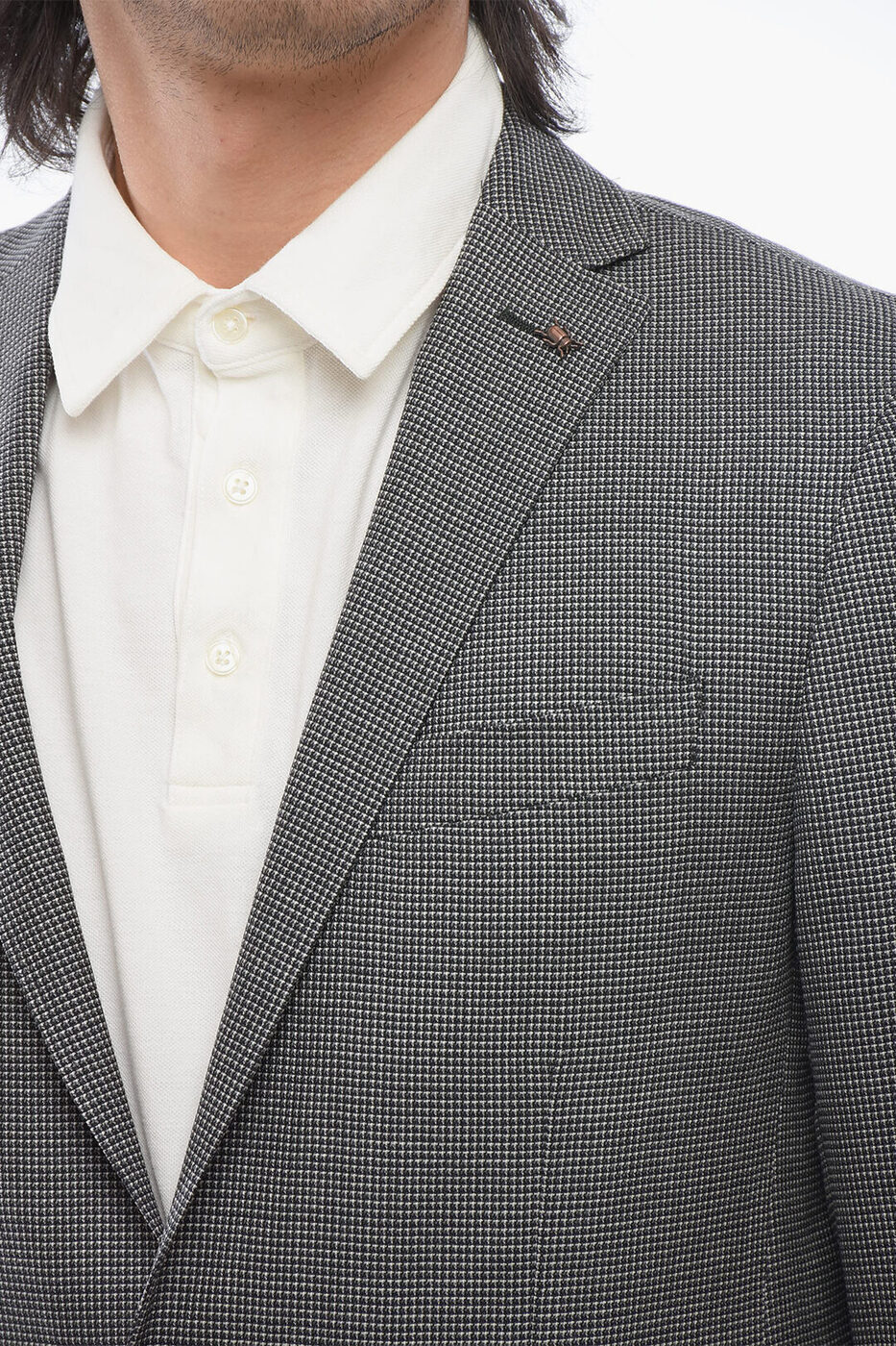 【本日5のつく日P4倍】 コルネリアーニ CORNELIANI フォーマル スーツ メンズ Formal Outfits CC COLLECTION VIRGIN WOOL RIGHT BLAZER WITH HOPSACK MOTIF 94XR47 9986378 013 関税 送料無料 ラッピング無料 2020AW dk