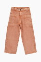 ボンポワン BONPOINT ズボン パンツ ガールズ Trousers COTTON TWILL LOOPING PANTS WITH LOGOED BUTTON C04GPAW00002CO 035B 関税 送料無料 ラッピング無料 2020SS dk