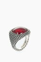 ノーヴェヴェンティチンクエ NOVE25 ジュエリー メンズ Jewelry DOTTED SQUARE SIGNET RING WITH CORUNDUM STONE N25ANEPB073 関税 送料無料 ラッピング無料 2020SS dk