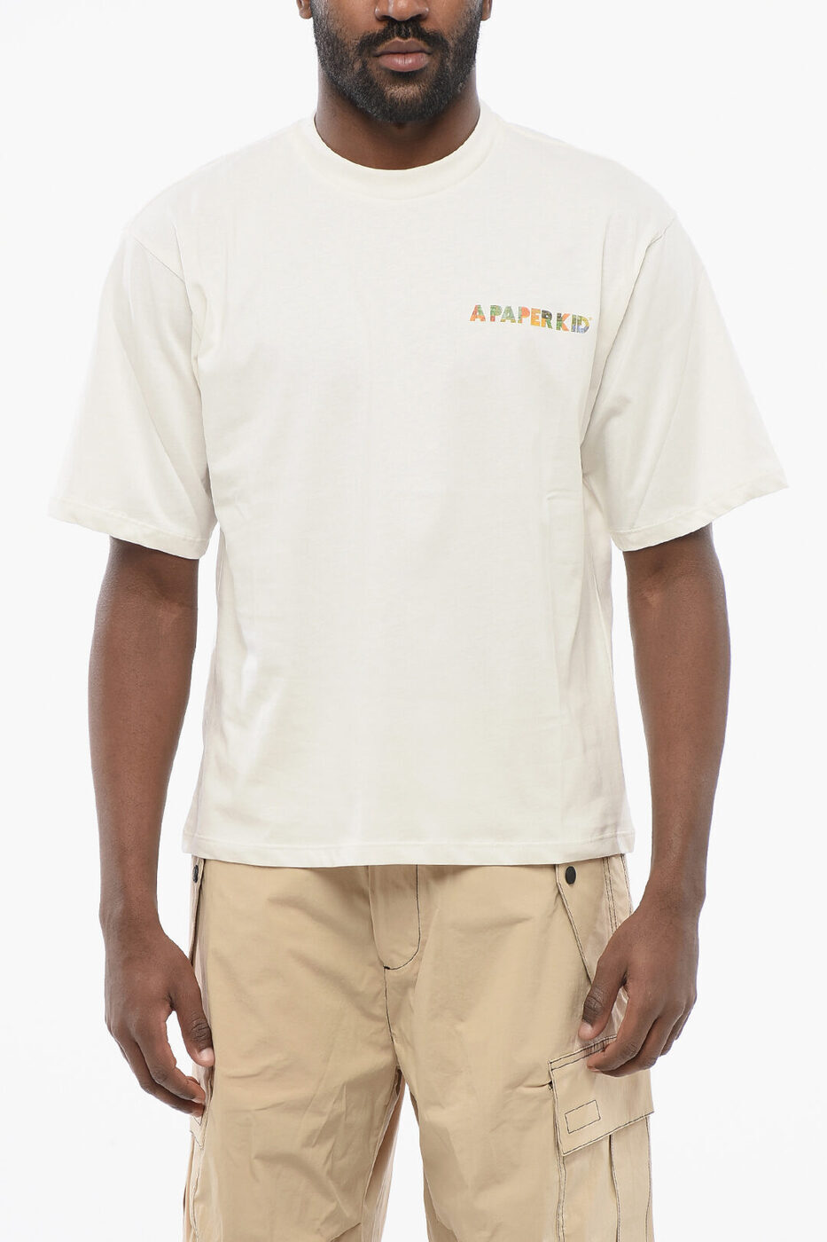 ア ペーパー キッズ A PAPER KID Tシャツ トップス メンズ T-shirts and tops BACK PRINTED CREW-NECK T-SHIRT S4PKUATH053013 関税 送料無料 ラッピング無料 2020SS dk