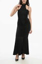 【1000円OFFクーポン配布中!!】 ヴェルサーチ VERSACE ワンピース ドレス レディース Dresses JEANS COUTURE HALTER NECKLINE MAXI DRESS 75HAO924 N0222 899 関税 送料無料 ラッピング無料 2020SS dk