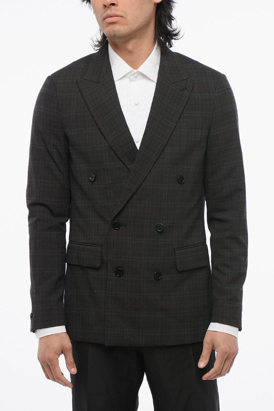 륻 ALLSAINTS եޥ   Formal Outfits DOUBLE-BREASTED CHECKER...